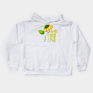 Butterfly Flower Kids Hoodie